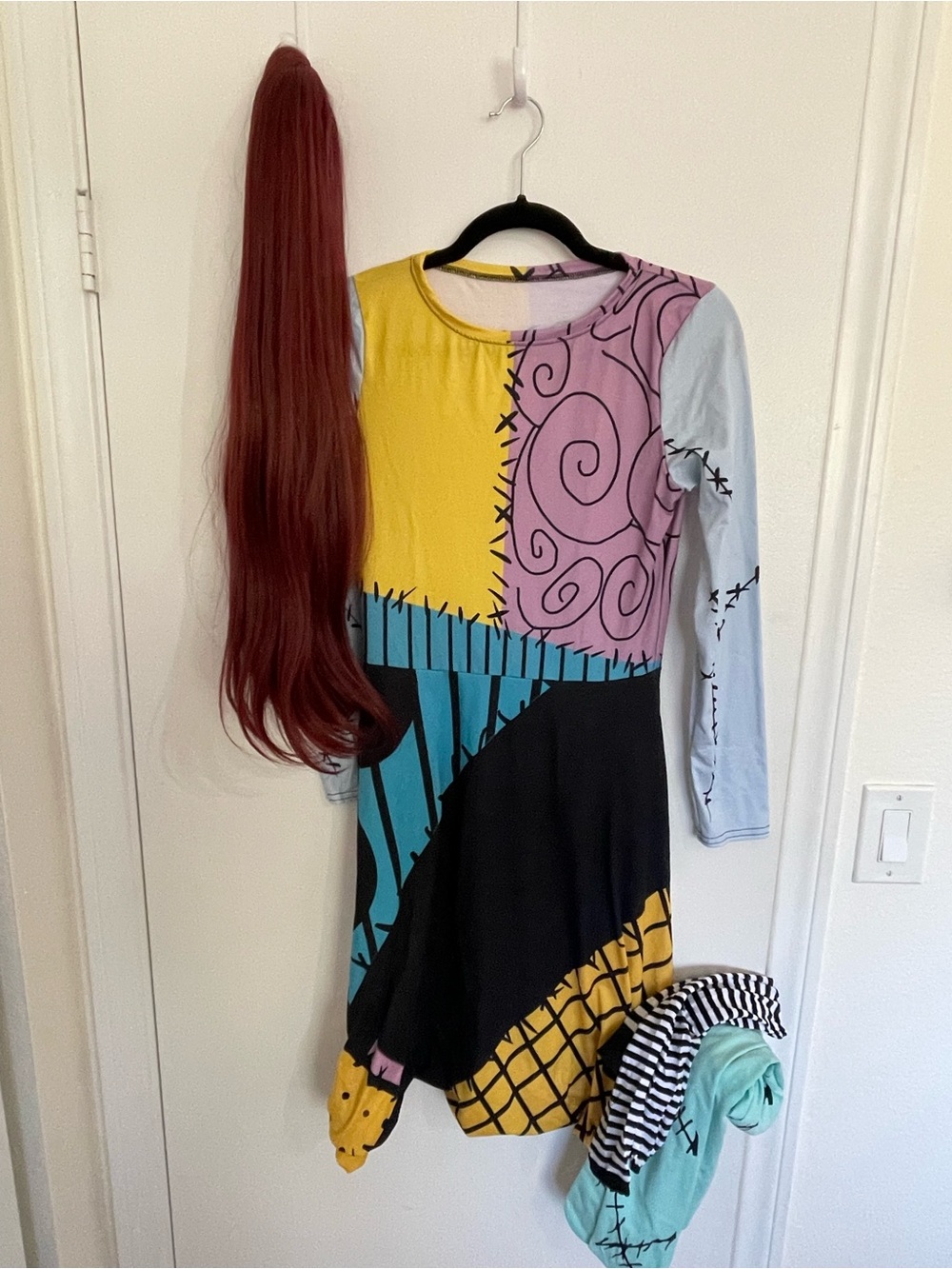 Disney Nightmare Before Halloween Sally Costume Set